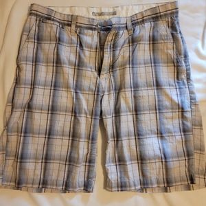 Plaid Shorts, 34 Waist.